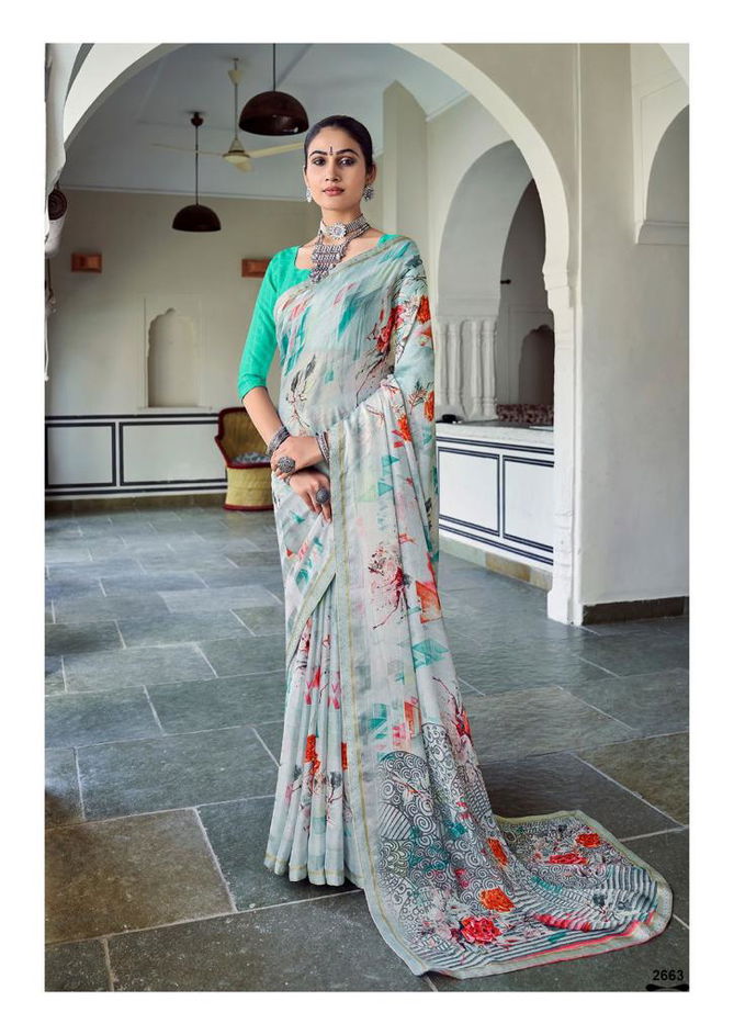 Kashvi Sara Ethnic Wear Wholesale Printed Designer Sarees Catalog